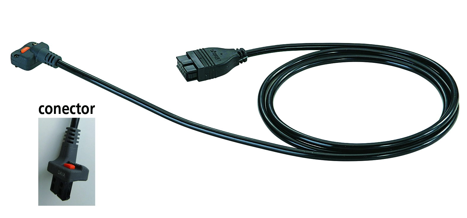 yk＊確認用 Cabo de Comunicação Padrão Reto com Botão DATA-2m - 959150