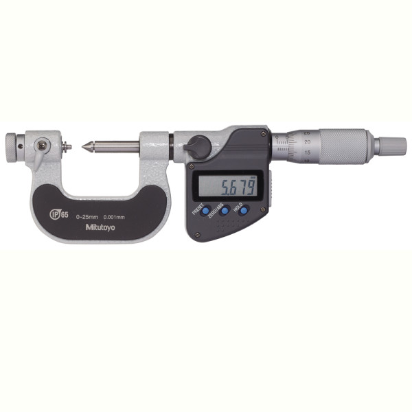 Micrômetro Externo Digital 0-25mm 0,001mm Para Roscas 326-251-30 
