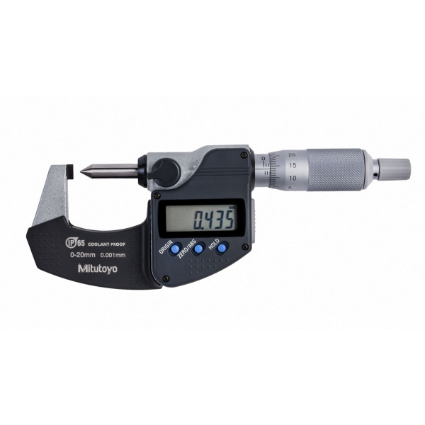 Micrômetro Externo Digital Para Medição de Terminais Elétricos 0-20mm/0,001mm – 342-271-30