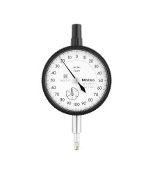 Relógio Comparador 5mm 0,001mm Tampa Com Orelha Anti-Travamento de Fuso 2119A-10