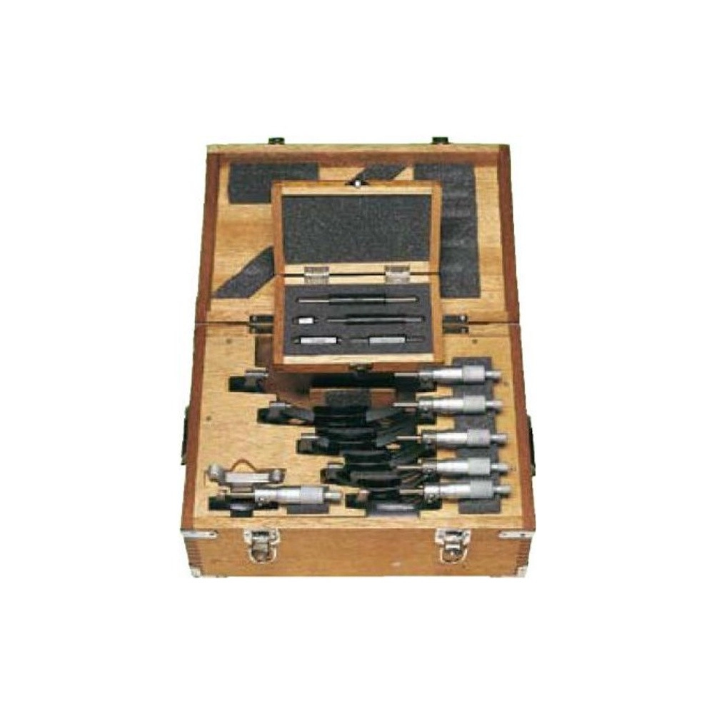 Jogo de Micrômetros Externos 0-150mm 0,01mm Com 6 Peças 103-913-50 - Mitutoyo Loja Oficial | Produto Original