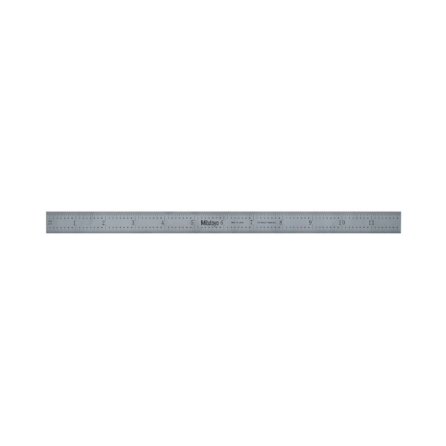 Escala Graduada de Aço Rígida 12"/300mm- 182-125 - Mitutoyo Loja Oficial | Produto Original