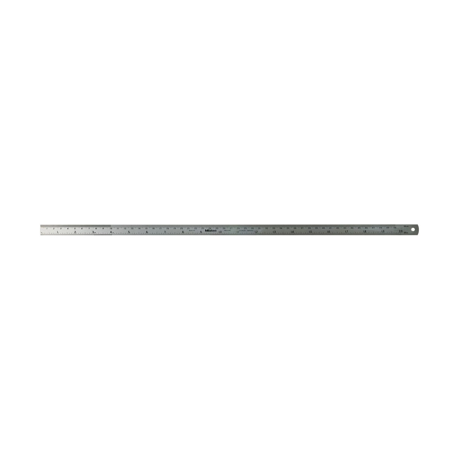 Escala Graduada de Aço 20"/500mm- 182-307 - Mitutoyo Loja Oficial | Produto Original