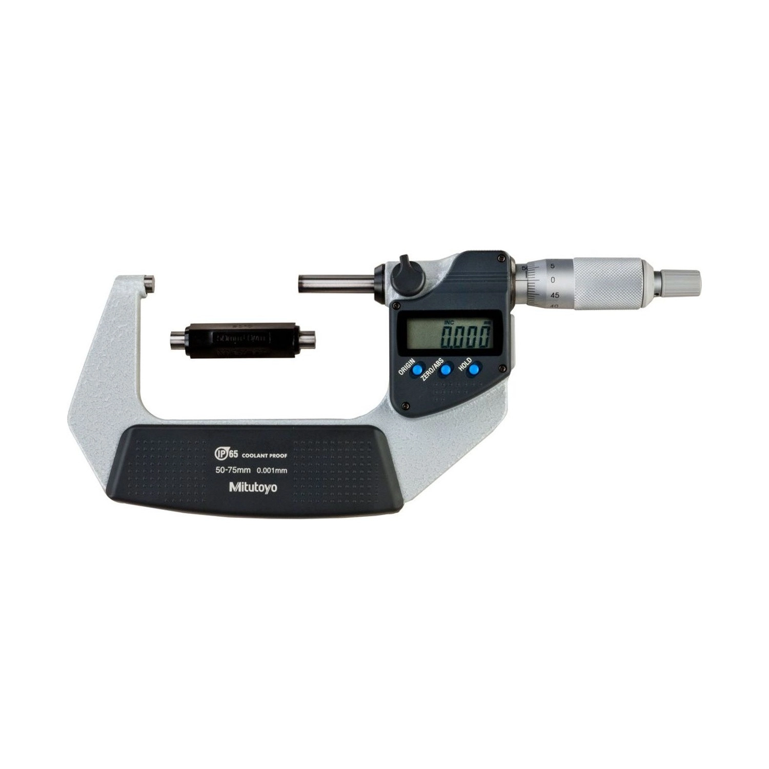 Micrômetro Externo Digital 50-75 mm 0,001mm Com Saída de Dados Proteção IP65 293-232-30 - Mitutoyo Loja Oficial | Produto Original