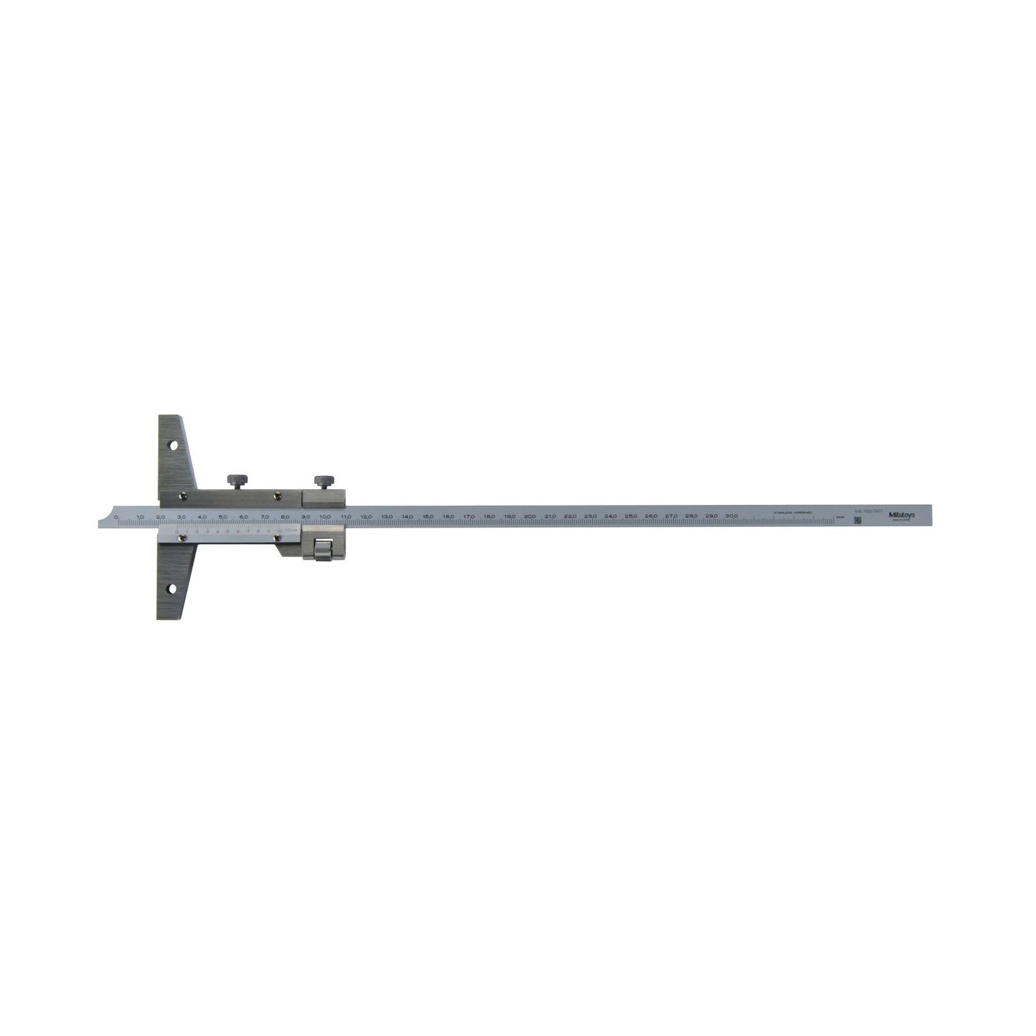 Paquímetro de Profundidade Mitutoyo Analógico 300mm – 527-103 com Ajuste Fino - Loja Oficial | Produto Original