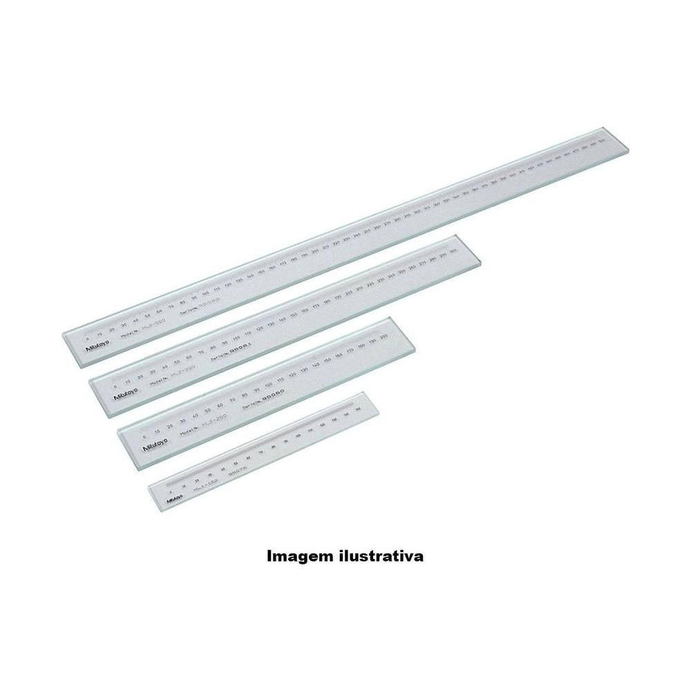Escala Padrão 150mm Passo 0,1mm – 182-513-10 - Mitutoyo Loja Oficial | Produto Original