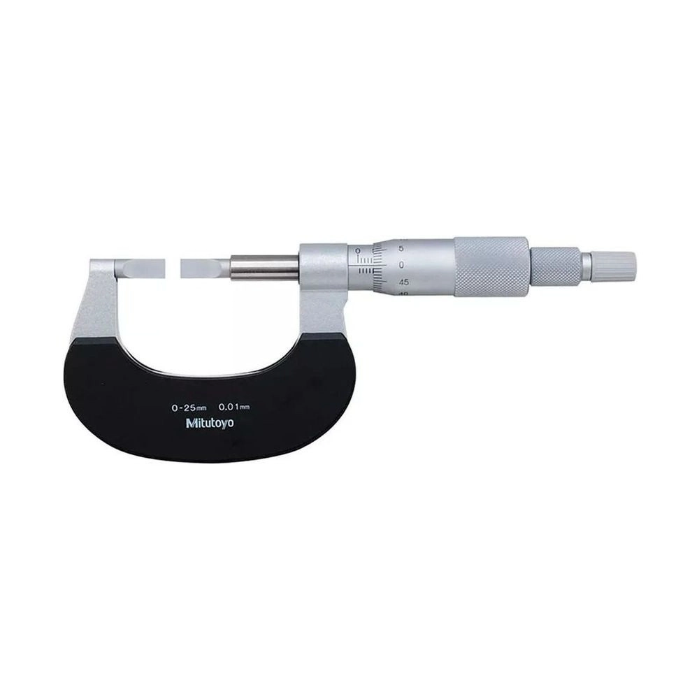 Micrômetro Externo Analógico Com Pontas Tipo Lâmina Fuso Não Rotativo 75-100mm/0,01mm – 122-104-10 - Mitutoyo Loja Oficial | Produto Original