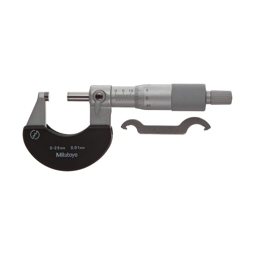Micrômetro Externo Analógioco 75-100mm 0,01mm Estrutura com Isolante Térmico 102-304 - Mitutoyo Loja Oficial | Produto Original