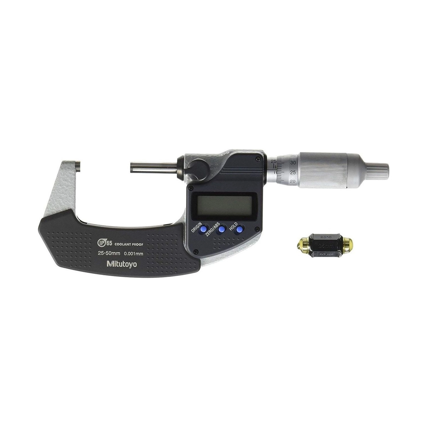 Micrômetro Externo Digital 25-50mm 0,001mm Sem Saída de Dados Com Proteção IP65 293-245-30 - Mitutoyo Loja Oficial | Produto Original