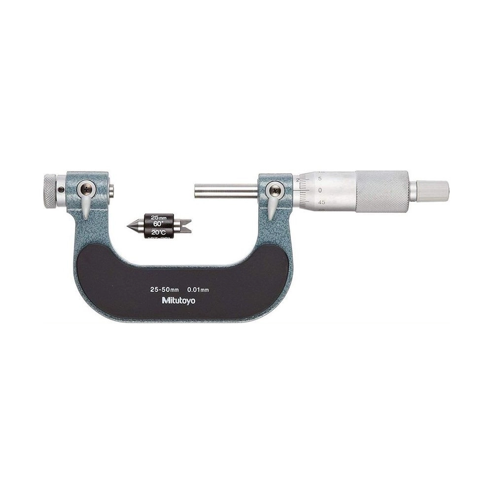 Micrômetro Externo Para Roscas 75-100mm 0,01mm (Batentes/Pontas Intercambiáveis Vendidos Separadamente) 126-128 - Mitutoyo Loja Oficial | Produto Original