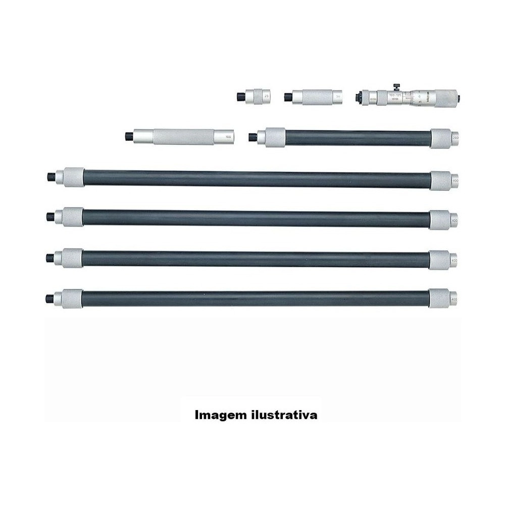 Micrômetro Interno Tubular Série 339— modelo com extensão leve tipo tubo – 139-177 - Mitutoyo Loja Oficial | Produto Original