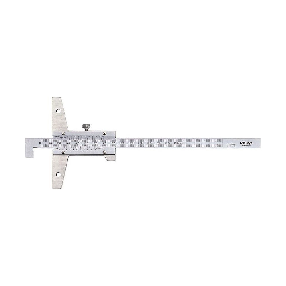 Paquímetro de Profundidade Mitutoyo Analógico 150mm – 527-401 com Gancho - Loja Oficial | Produto Original