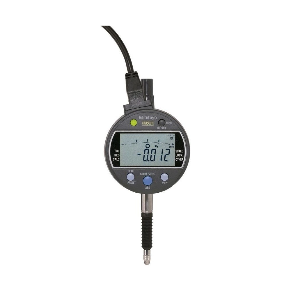 Relógio Comparador Digital ABSOLUTE ID-C C/ Saída de Sinal GO/NG - 543-350-10 - Mitutoyo Loja Oficial | Produto Original