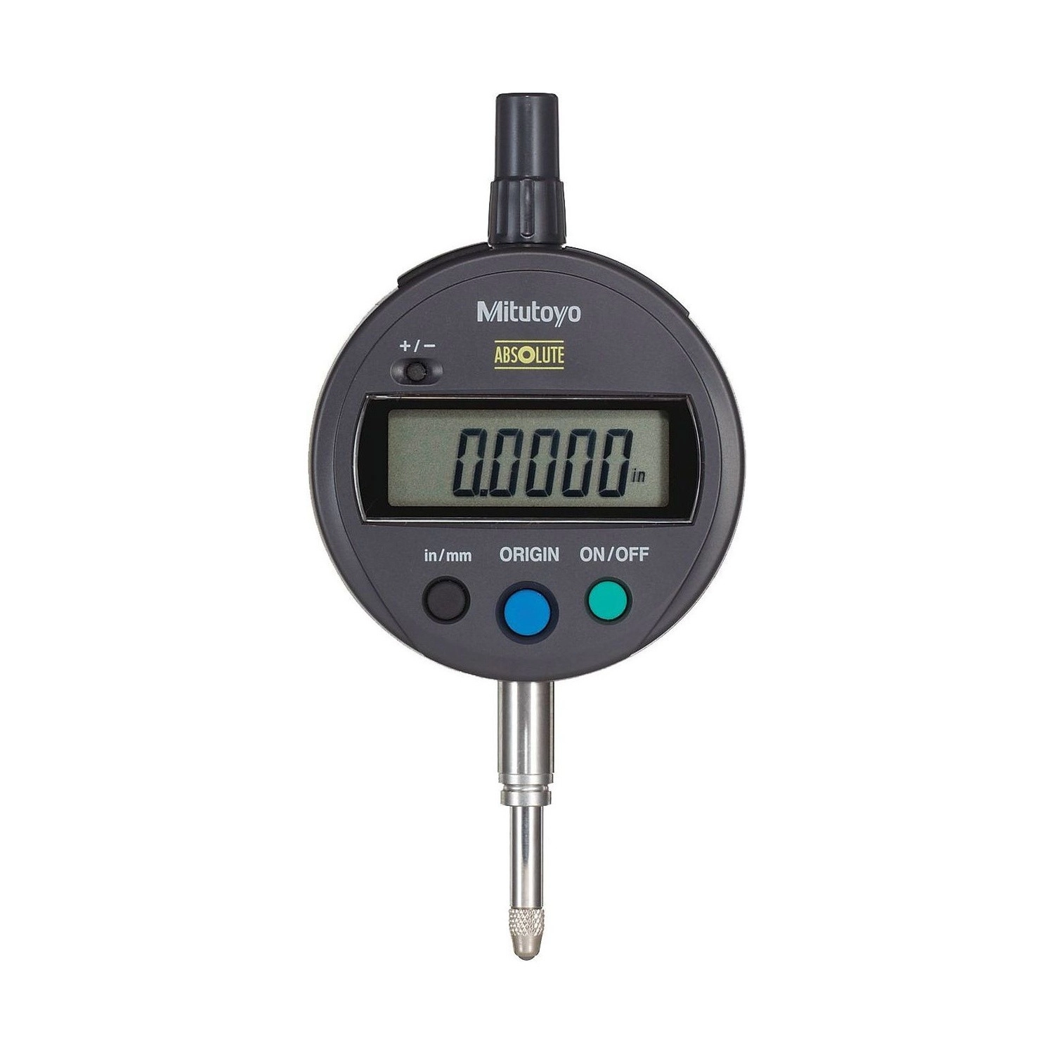 Relógio Comparador Digital ABSOLUTE ID-SX Tampa Lisa Melhor Custo-Benefício 12,7mm/ .5" - 0,001mm/ .00005" – 543-791B-10 - Mitutoyo Loja Oficial | Produto Original