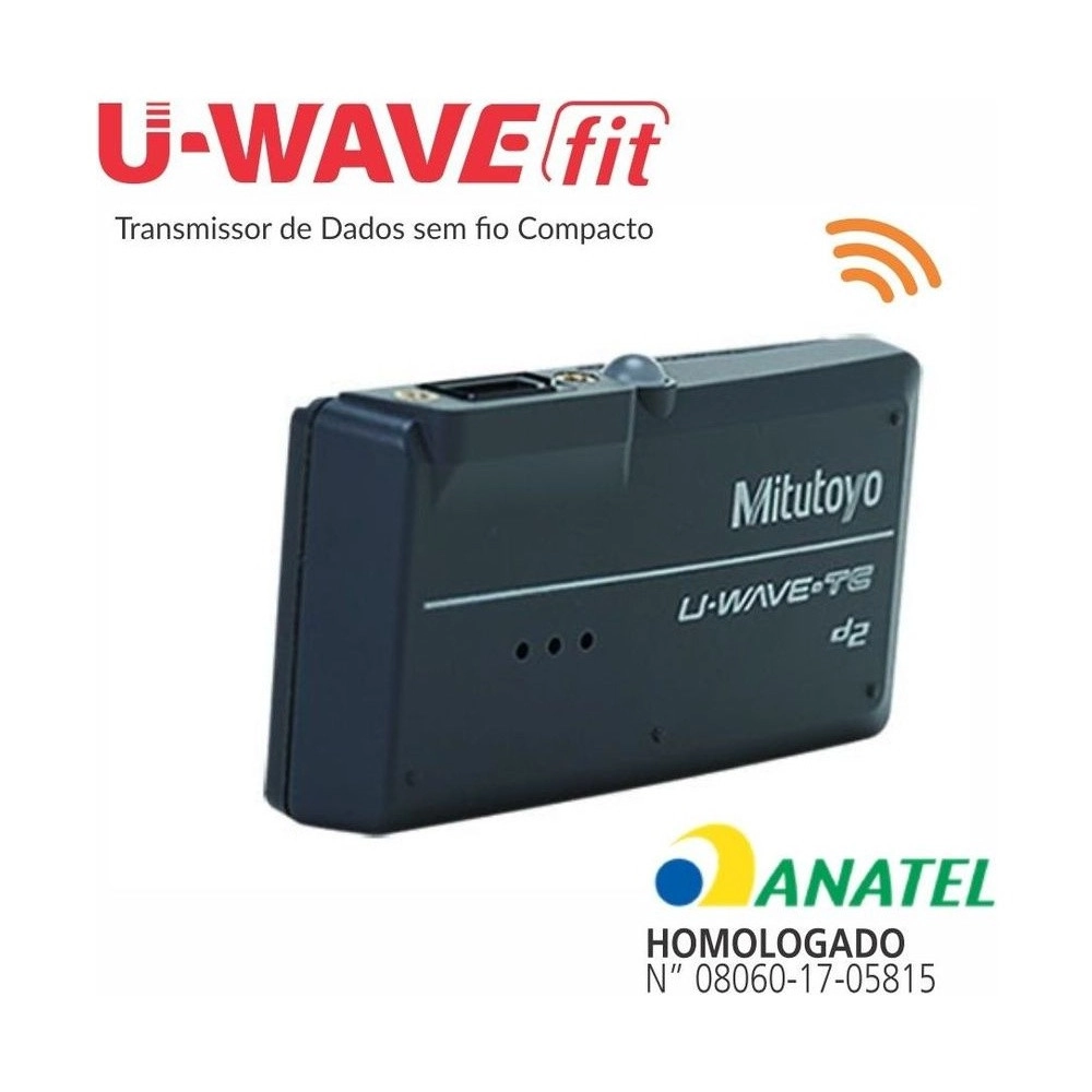 Transmissor De Dados Sem Fio U-WAVE Fit Para Paquímetros - 264-621B - Mitutoyo Loja Oficial | Produto Original