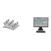 Sensor de deslocamento linear LG100 - 542-196 - Mitutoyo Loja Oficial | Produto Original