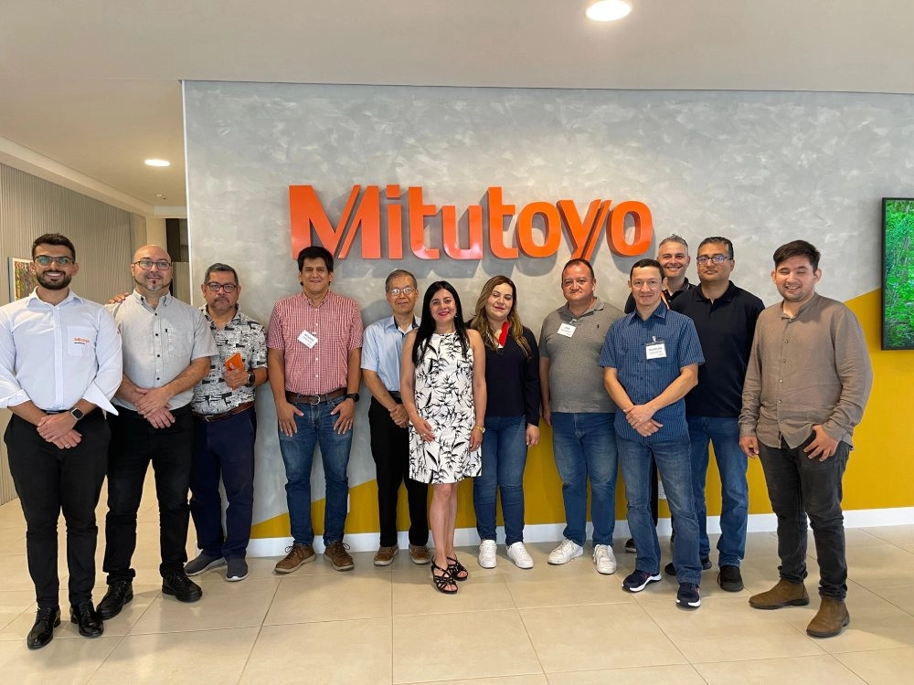 Encontro dos Representantes Comerciais da Mitutoyo reúne equipe da América do Sul